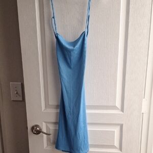 Blue Sleeveless Dress
